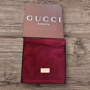Gucci Beauty Burgundy Face Towel